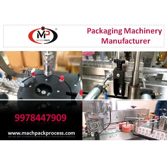 image of machpack's hand sanitizer packaging machine